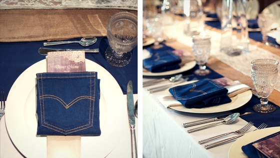 denim and lace wedding ideas